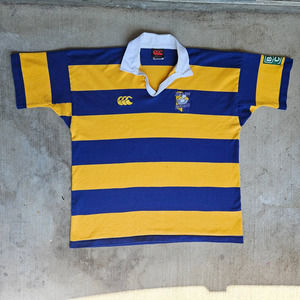 Y2k Canterbury Bay of Plenty Streamers Barter Card Rugby Jersey 3XL